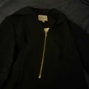 Reformation Sammi Knit Jacket Black - Size 2